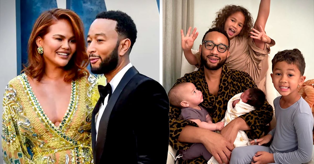 Chrissy Teigen and John Legend welcome their fourth child