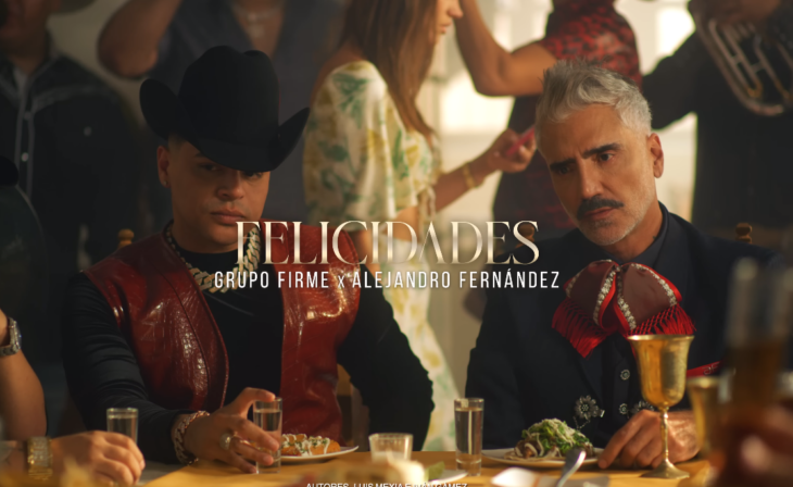 Felicidades video de Alejandro Fernández y grupo Firme 