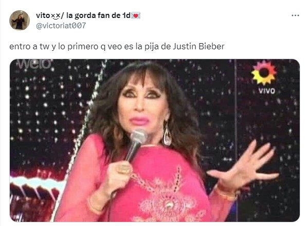 meme sobre la foto de Justin Bieber desnudo 