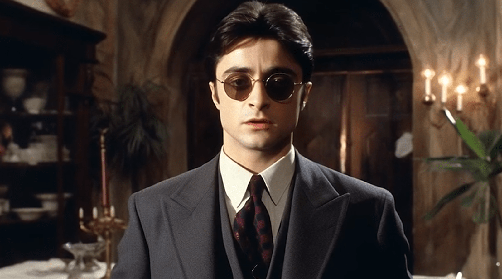 This is how the Harry Potter characters would look in the version of 'The Godfather' World