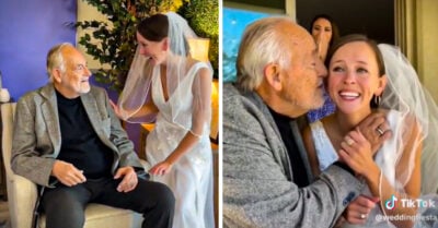 Hombre con alzhéimer reconoce a su hija vestida de novia