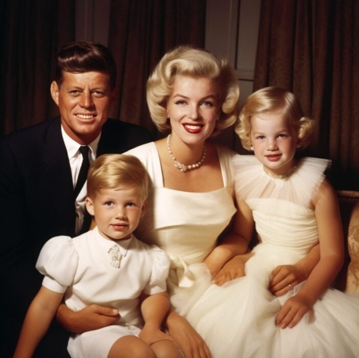 John F. Kennedy y Marilyn Monroe