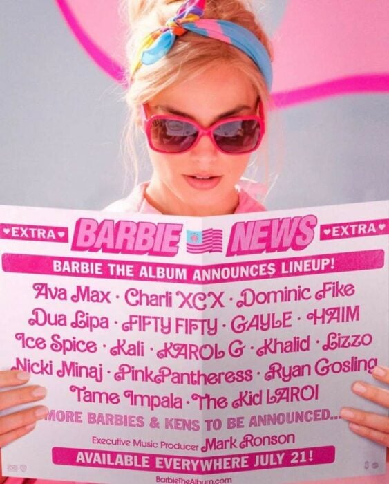 Karol G en la película Barbie 