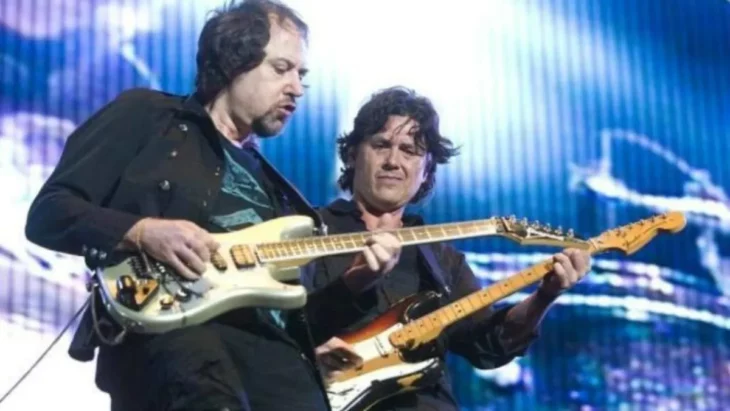 Alejandro Marcovich y Saúl de Caifanes en concierto