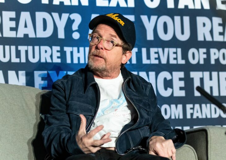 Michael J. Fox durante una convención en Filadelfia, Estados Unidos 