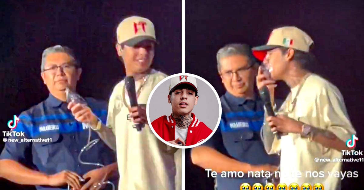 Natanael Cano appears with oxygen in full concert and worries his fans