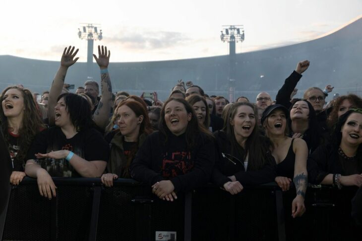 fans en concierto de Rammstein