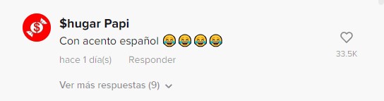 captura de pantalla de un comentario en el video de Rauw Alejandro 