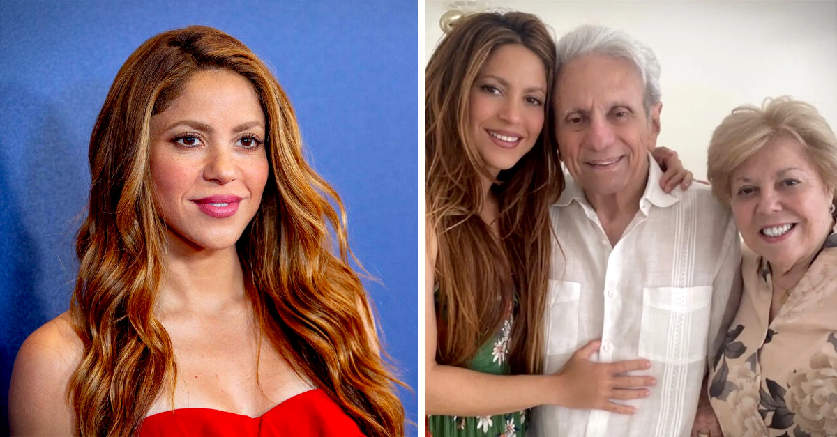 Shakira moves with a tender message that she dedicated to her parents