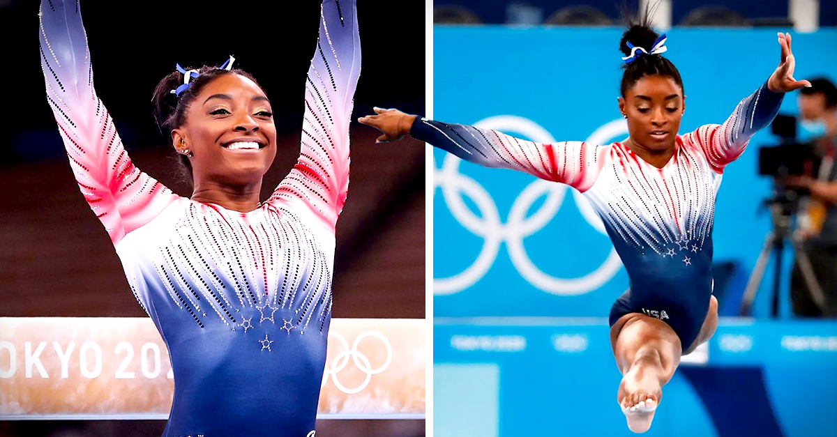 Simone Biles returns to compete for the first time since the Tokyo Games