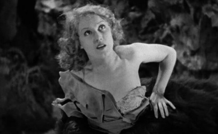 Fay Wray en la escena de King Kong 