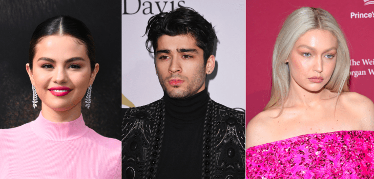 Selena Gomez zayn malik y Gigi Hadid 