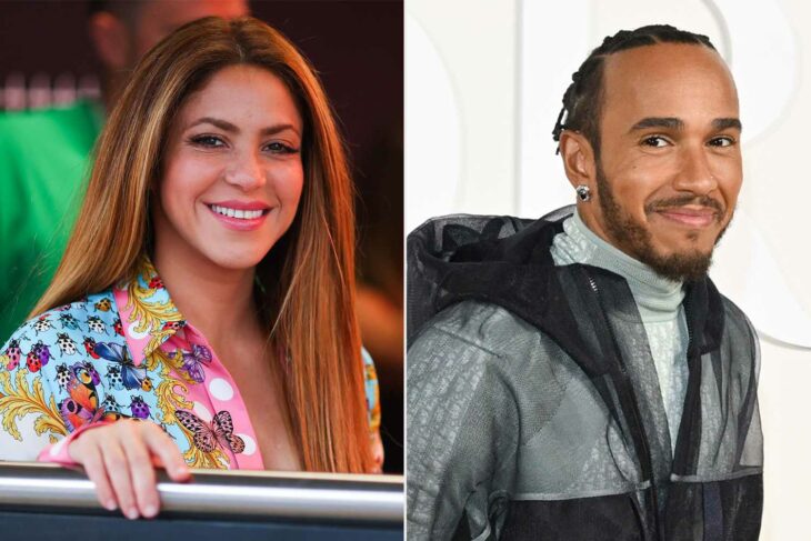 Shakira y Lewis Hamilton