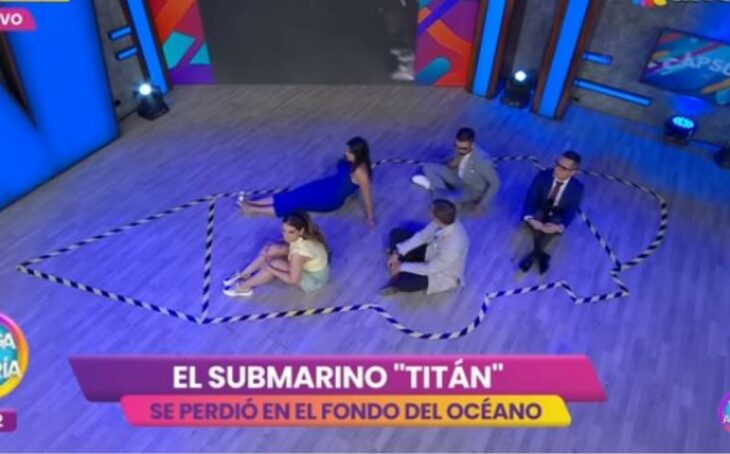 Venga la alegría recreación del sumergible Titán 