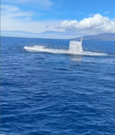 submarino en hawaii captura de video de jacky bracamontes 