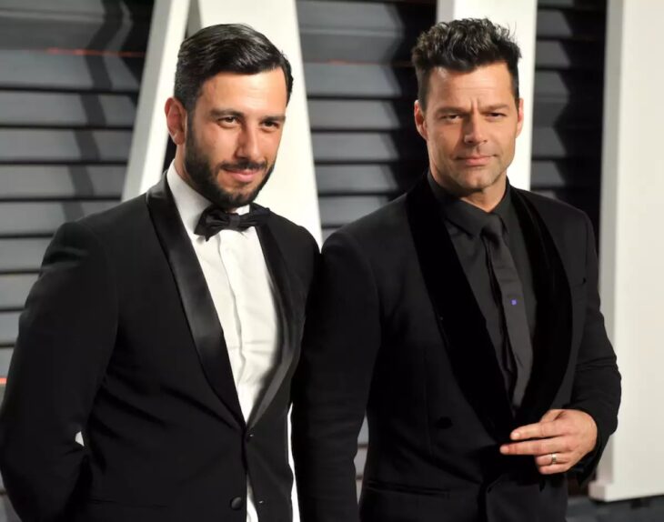 Ricky Martin y Jwan Yosef gala