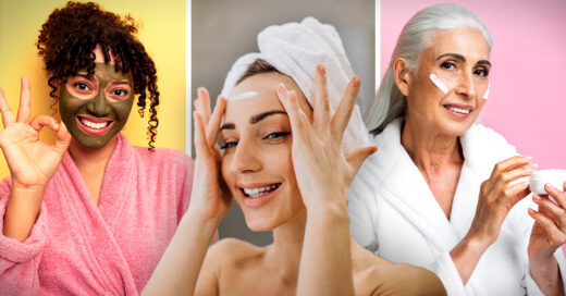 Mujeres de diferentes edades haciendo skincare