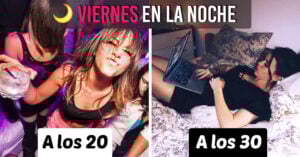 20 divertidas diferencias en la vida de una chica de 20 y una de 30
