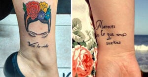 20 Tatuajes con frases en español que son verdadera poesía en tu piel