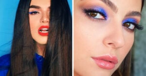 9 Looks de maquillaje con sombra azul; ¡el mejor color para resaltar tus ojos cafés!