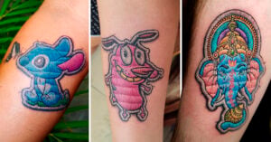 Crea tatuajes con efecto de parche bordado; ¡vas a querer hacerte uno