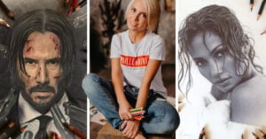 Crea dibujos de celebridades y son tan reales que parecen fotografías