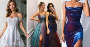 15 Vestidos con efecto holográfico para volverte el centro de atención