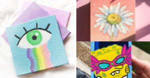 24 Pinturas pequeñitas que puedes hacer para regalar a quien más quieres