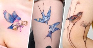 25 Tatuajes de aves para que emprendas el vuelo a su lado