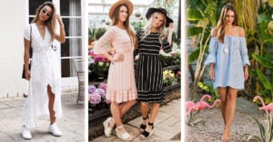 15 Vestidos frescos que quedan bien con cualquier tipo de zapatos