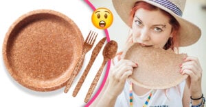 ¡Olvídate de lavar los platos! Crean cubiertos y platos que puedes comerte al terminar de usarlos