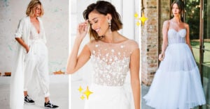 15 Vestidos de novia no tan formales que puedes usar para casarte por el Registro Civil