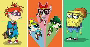 18 Personajes de tus caricaturas favoritas recreados con un increíble estilo hipster