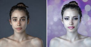 Mujer manda “Photoshopear” su foto a 25 países: ¡El resultado te impactará!