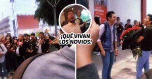 Chico le declarara su amor a su amigo con rosas buchonas y mariachi
