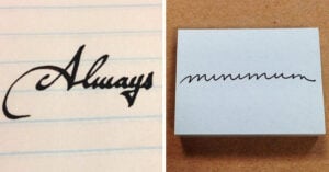 20 Imágenes de escritos con caligrafía perfecta que te causaran un orgasmo visual